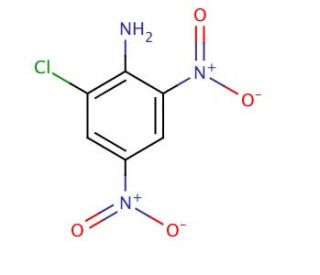 6-Chloro-2,4-dinitroaniline (CAS 3531-19-9) - chemical structure image