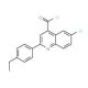 6-chloro-2-(4-ethylphenyl)quinoline-4-carbonyl chloride - chemical structure image