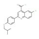 6-chloro-2-(4-isobutoxyphenyl)quinoline-4-carbonyl chloride - chemical structure image