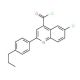 6-chloro-2-(4-propylphenyl)quinoline-4-carbonyl chloride - chemical structure image
