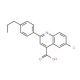 6-Chloro-2-(4-propylphenyl)quinoline-4-carboxylic acid (CAS 932886-69-6) - chemical structure image