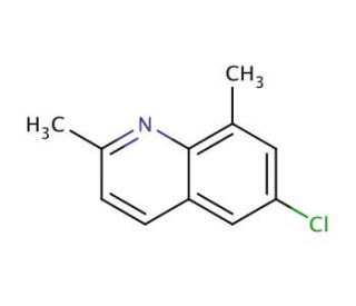 6-Chloro-2,8-dimethylquinoline (CAS 948289-20-1) - chemical structure image