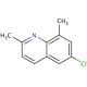6-Chloro-2,8-dimethylquinoline (CAS 948289-20-1) - chemical structure image