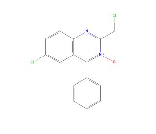 6-Chloro-2-(chloromethyl)-4-phenyl-quinazoline (CAS 5958-24-7) - chemical structure image