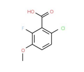 6-Chloro-2-fluoro-3-methoxybenzoic acid (CAS 886499-58-7) - chemical structure image