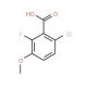 6-Chloro-2-fluoro-3-methoxybenzoic acid (CAS 886499-58-7) - chemical structure image