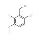 6-Chloro-2-fluoro-3-methoxybenzyl bromide (CAS 886499-73-6) - chemical structure image
