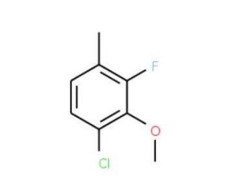 6-Chloro-2-fluoro-3-methylanisole (CAS 261762-80-5) - chemical structure image