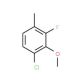 6-Chloro-2-fluoro-3-methylanisole (CAS 261762-80-5) - chemical structure image