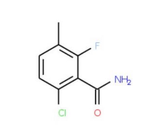 6-Chloro-2-fluoro-3-methylbenzamide (CAS 286474-61-1) - chemical structure image