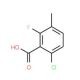 6-Chloro-2-fluoro-3-methylbenzoic acid (CAS 32890-90-7) - chemical structure image