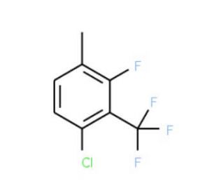 6-Chloro-2-fluoro-3-methylbenzotrifluoride - chemical structure image