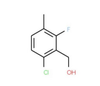6-Chloro-2-fluoro-3-methylbenzyl alcohol (CAS 261762-84-9) - chemical structure image