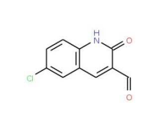 6-chloro-2-hydroxyquinoline-3-carbaldehyde (CAS 73568-44-2) - chemical structure image