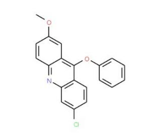 6-Chloro-2-methoxy-9-phenoxyacridine (CAS 7478-26-4) - chemical structure image