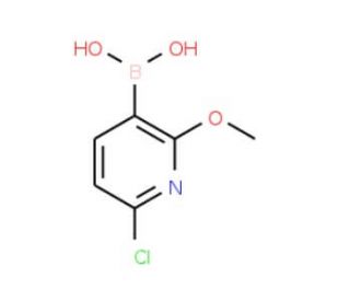 6-Chloro-2-methoxypyridine-3-boronic acid (CAS 1072946-50-9) - chemical structure image