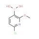 6-Chloro-2-methoxypyridine-3-boronic acid (CAS 1072946-50-9) - chemical structure image