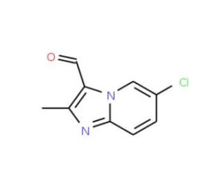 6-Chloro-2-methyl-imidazo[1,2-a]pyridine-3-carbaldehyde (CAS 728864-61-7) - chemical structure image