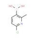 6-Chloro-2-methylpyridine-3-boronic acid (CAS 913836-15-4) - chemical structure image