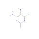 6-Chloro-2-methylpyrimidine-4,5-diamine (CAS 933-80-2) - chemical structure image