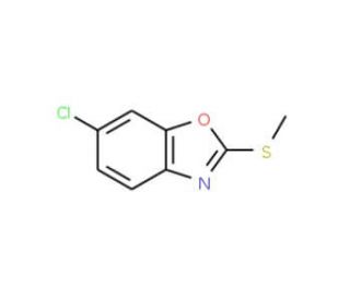 6-Chloro-2-(methylthio)-1,3-benzoxazole - chemical structure image