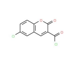 6-chloro-2-oxo-2H-chromene-3-carbonyl chloride - chemical structure image