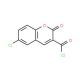 6-chloro-2-oxo-2H-chromene-3-carbonyl chloride - chemical structure image