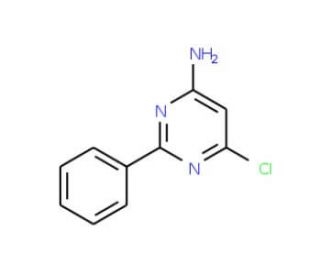 6-Chloro-2-phenyl-4-pyrimidinamine - chemical structure image