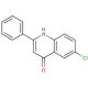 6-Chloro-2-phenyl-4-quinolinol (CAS 17282-72-3) - chemical structure image