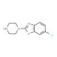 6-Chloro-2-piperazin-1-yl-1,3-benzoxazole (CAS 914299-71-1) - chemical structure image