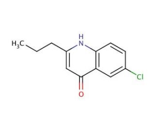 6-Chloro-2-propyl-4-quinolinol (CAS 927800-89-3) - chemical structure image