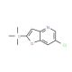 6-Chloro-2-(trimethylsilyl)furo[3,2-b]pyridine (CAS 1186310-77-9) - chemical structure image