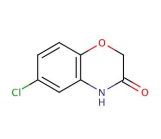 6-Chloro-2H-1,4-benzoxazin-3(4H)-one (CAS 7652-29-1) - chemical structure image