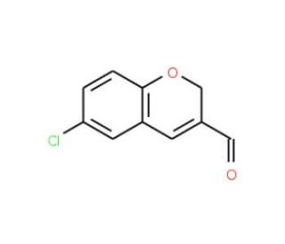 6-chloro-2H-chromene-3-carbaldehyde (CAS 57544-34-0) - chemical structure image