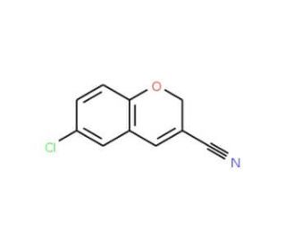 6-Chloro-2H-chromene-3-carbonitrile (CAS 57543-67-6) - chemical structure image
