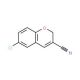 6-Chloro-2H-chromene-3-carbonitrile (CAS 57543-67-6) - chemical structure image
