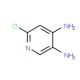 6-Chloro-3,4-diaminepyridine (CAS 89182-17-2) - chemical structure image