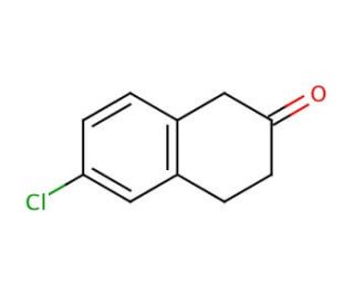 6-Chloro-3,4-dihydro-2(1H)-naphthalenone (CAS 17556-18-2) - chemical structure image