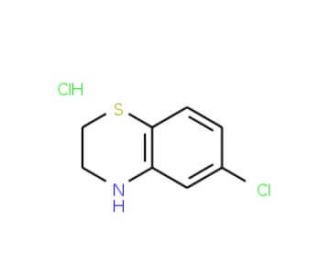 6-chloro-3,4-dihydro-2H-1,4-benzothiazine hydrochloride - chemical structure image