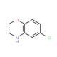 6-Chloro-3,4-dihydro-2H-1,4-benzoxazine (CAS 70558-11-1) - chemical structure image