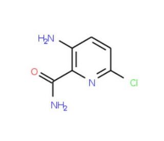 6-Chloro-3-aminopyridine-2-carboxamide (CAS 175358-01-7) - chemical structure image