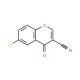 6-Chloro-3-cyanochromone (CAS 50743-20-9) - chemical structure image