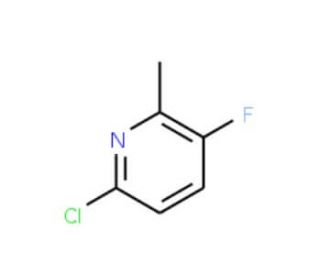 6-Chloro-3-fluoro-2-methyl-pyridine (CAS 884494-78-4) - chemical structure image