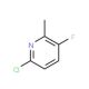 6-Chloro-3-fluoro-2-methyl-pyridine (CAS 884494-78-4) - chemical structure image