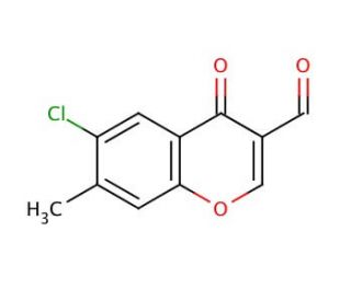 6-Chloro-3-formyl-7-methylchromone (CAS 64481-12-5) - chemical structure image