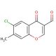 6-Chloro-3-formyl-7-methylchromone (CAS 64481-12-5) - chemical structure image