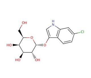 6-Chloro-3-indolyl &alpha;-D-galactopyranoside (CAS 198402-61-8) - chemical structure image