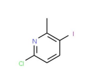6-Chloro-3-iodo-2-methylpyridine (CAS 249291-79-0) - chemical structure image