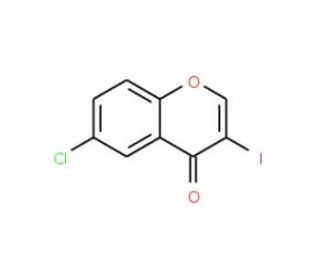 6-Chloro-3-iodo-4H-chromen-4-one (CAS 73220-39-0) - chemical structure image