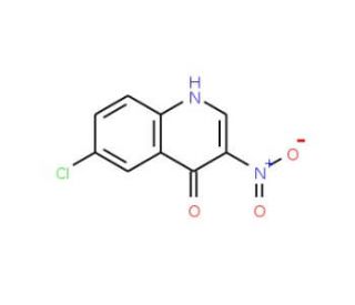 6-Chloro-3-nitroquinolin-4-ol (CAS 101861-61-4) - chemical structure image